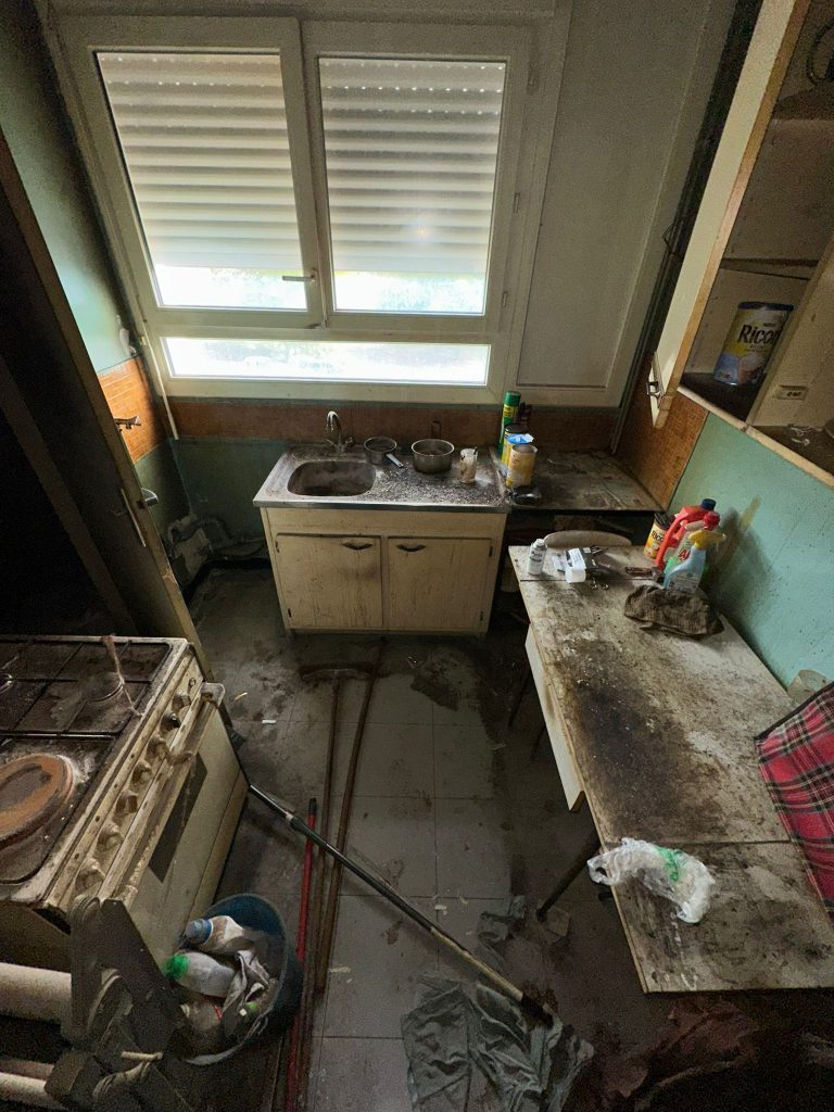 exemple d'un appartement à débarrasser et nettoyer